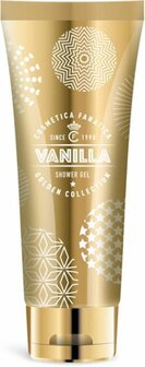 Douchegel 200ml vanille in een gouden tube