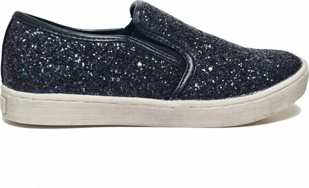 SPROX DONKER BLAUWE KINDERSCHOENEN MET GLITTERS