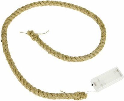 Dijk Natural Collections jute touw met LED 1 meter