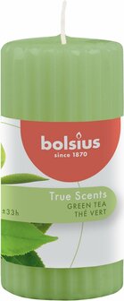 Bolsius Ribbelkaars 120/58 True Scents Green Tea