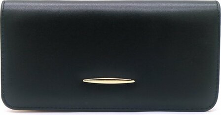 Black wallet - Zwarte portemonnee pu