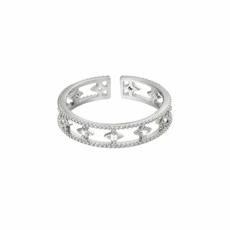 Ring  - Glorious Ring - Zilver - One size