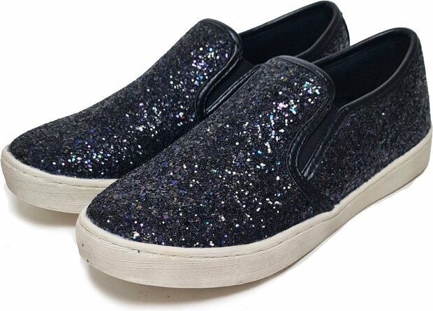 SPROX DONKER BLAUWE KINDERSCHOENEN MET GLITTERS