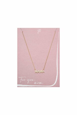 Ketting For You Mom Goud Koper