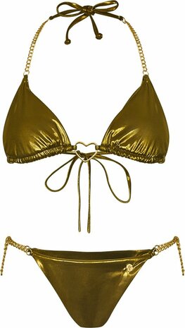 Bikini metallic - Vintage gold 