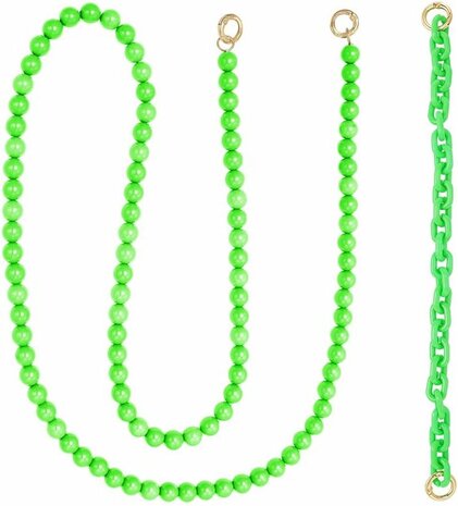 Telefoonsnoer ketting Mint Alluminium